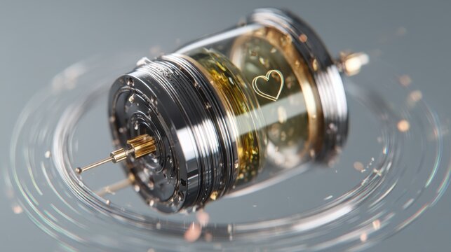 A clock with another clock inside, demonstrating intricate design and concept of timekeeping in art