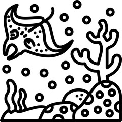 Manta Ray Icon © Soft Pixel