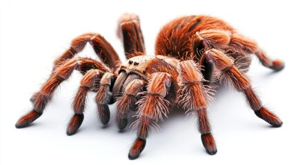 Tarantula isolated on white background