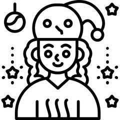 Snowman Costume Icon