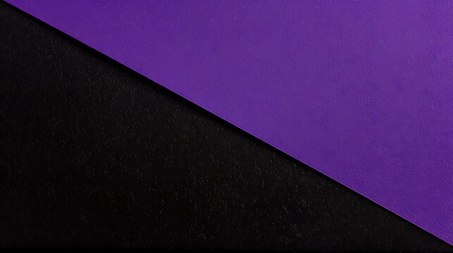 A diagonal composition of contrasting colors in a flat image