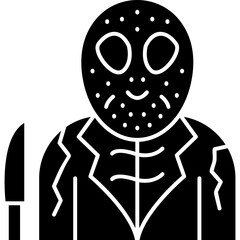 Killer Mask Man Icon