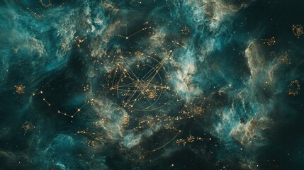 Fototapeta premium Cosmic Abstract Design