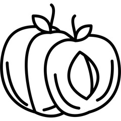 Apricot Icon