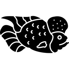 Flowerhorn Cichlid Fish Icon