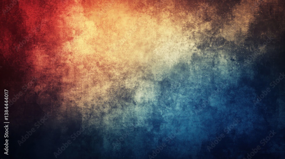 Poster distressed texture overlay with color gradation for unique backgrounds