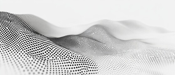 Abstract Dotted Waveform