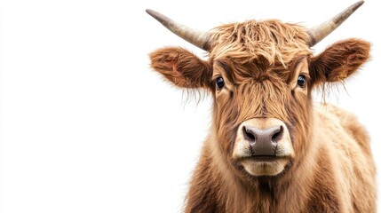 Yak isolated on white background