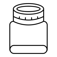 Square Glass Jar with Lid