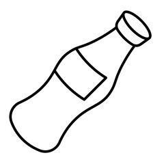 Curved Soda Bottle
