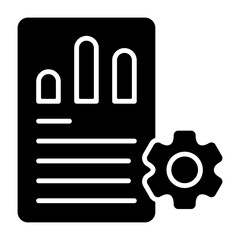 Business Analysis Outline Style Icon