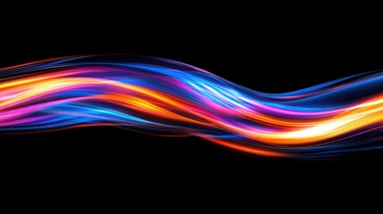 Obraz premium Abstract Colorful Energy Flowing Waves