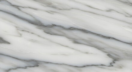 Obraz premium Classic White Marble Texture Background with Subtle Grey Veining Pattern - Natural Polished Stone Surface