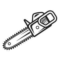 Chainsaw Symbol for Woodworking and Timber Designs