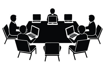 Office Brainstorming Session with Whiteboard Notes

