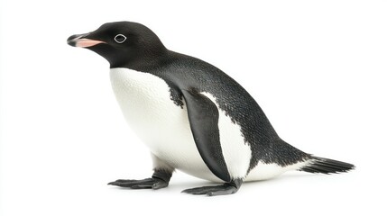 Obraz premium AdÃ©lie Penguin isolated on white background