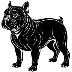 vector illustration of a cartoon dog