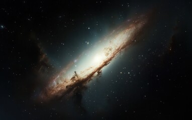 Spiral Galaxy Deep Space Cosmic Tapestry