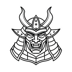Fototapeta premium vector illustration of a tribal mask