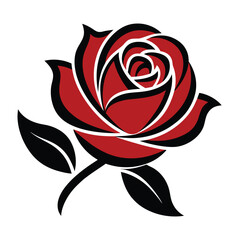 rose vector illustration