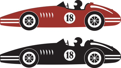 Retro Race Car, Racing Cars, Race Car Clipart