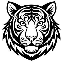 Obraz premium tiger head tattoo