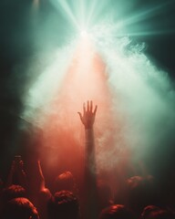 Black Saturday Spiritual Transcendence Immersive Worship Experience with Cinematic Lighting - Emotional Connection, Community Devotion, and Contemporary Faith Expression for Digital Storytelling