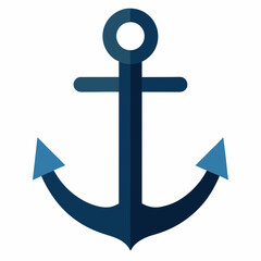 anchor on a white background