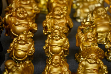 Kubera or Kuvera or Kuber or Kuberan doll - Vibrant & colorfull small & tiny handmade traditional goddesses statue or toys for car dashboard decor & home decor & table decor & pooja room decor dolls.	