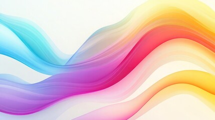 Abstract Colorful Waves