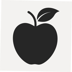 vector illustration of an apple