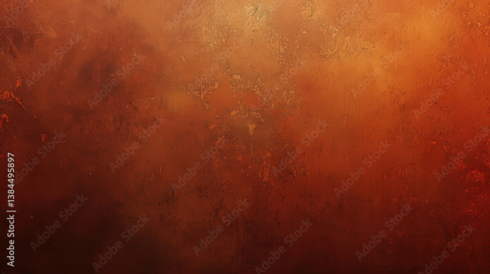 Poster smooth gradient of burnt sienna creates warm and inviting background, perfect for various design pro