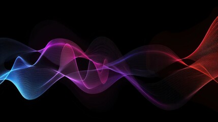 Abstract Colorful Waves