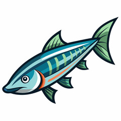 Obraz premium fish on a white background