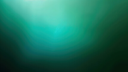 smooth gradient of emerald green hues creates calming underwater atmosphere, evoking sense of tranquility and depth