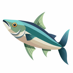 Fototapeta premium fish on a white background