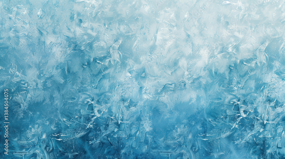 Poster smooth gradient of frost blue with textured appearance, evoking sense of calm and tranquility