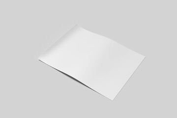 Blank Poster Template Mockup