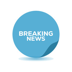 breaking news icon template background illustration vector design.