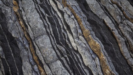 Layered rock strata