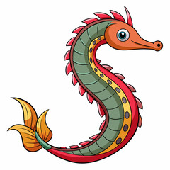 red dragon vector illustration