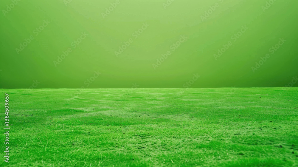Aufkleber smooth gradient of meadow green creates serene and calming background, perfect for various design pr