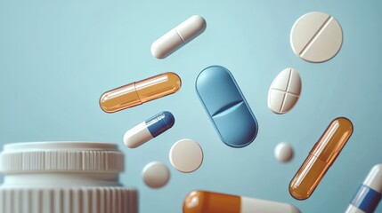 Exploring pharmaceutical innovation capsules and tablets in a laboratory setting medical environment close-up view