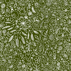 Fototapeta premium seamless floral pattern