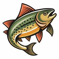 Fototapeta premium fish on hook
