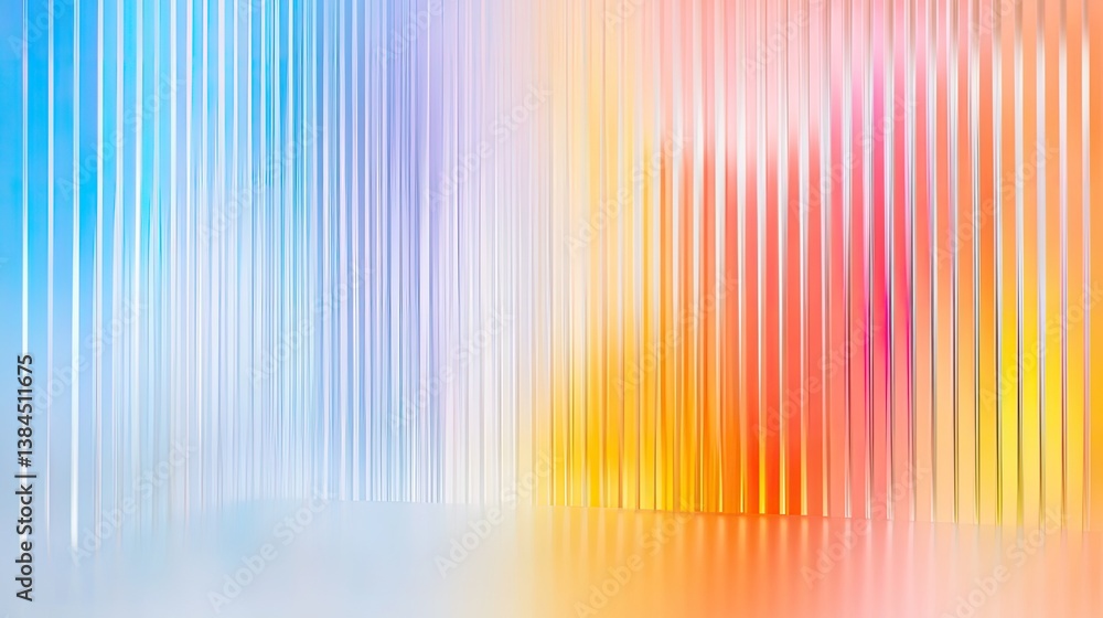 Aufkleber colorful abstract art displaying light and texture in vibrant patterns studio digital artwork modern
