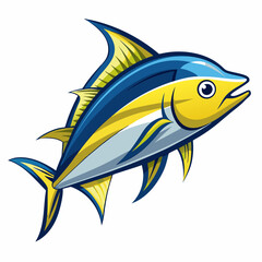 vector illustration of a fish