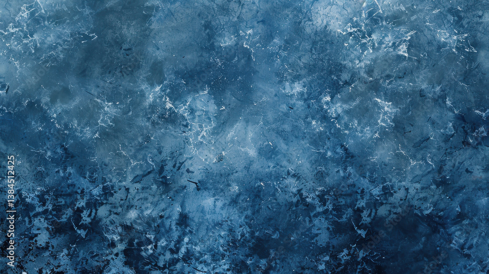 Poster smooth gradient of neptune blue creates calming and serene background, perfect for various design pr