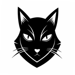 black cat face