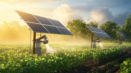 Solar Water Pump: Irrigation for Crops with Renewable Energy